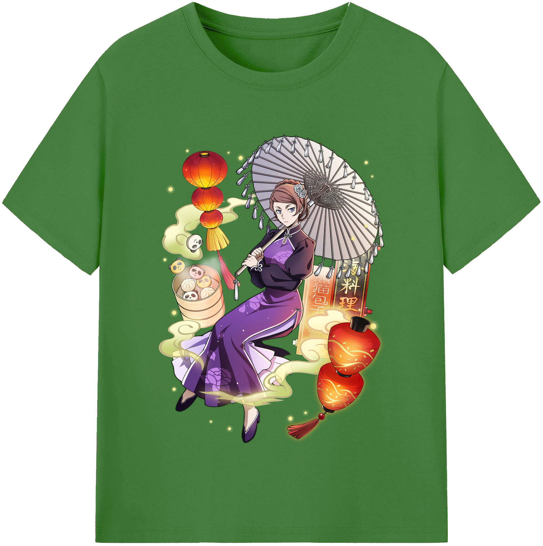 （画像用） 文豪ストレイドッグス Bungo Stray Dogs レディースカジュアルプリントTシャツ（綿100％）